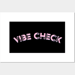Vibe Check Pink Posters and Art